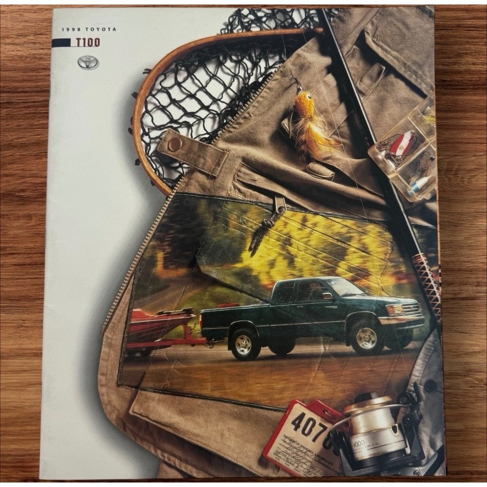 1998 Toyota T100 Pickup Truck Original Sales Brochure Catalog SR5 4x4 90s JDM